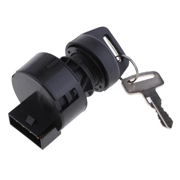 1 Комплект черного ключа зажигания для Polaris Scrambler 500 2x4 4x4 2000 2001 ATV Series 4 Контакта